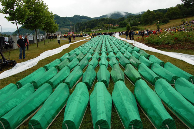 Gedenken der Opfer von Srebrenica